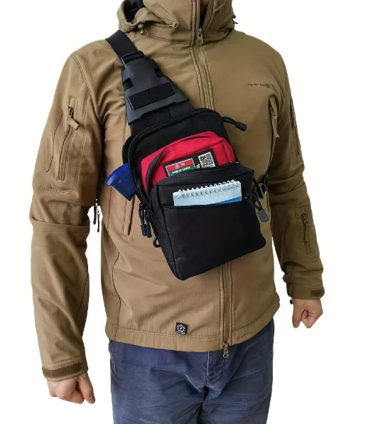 Edc Concealed Carry Fanny Pack - Bolso táctico de transporte oculto: Bolsa