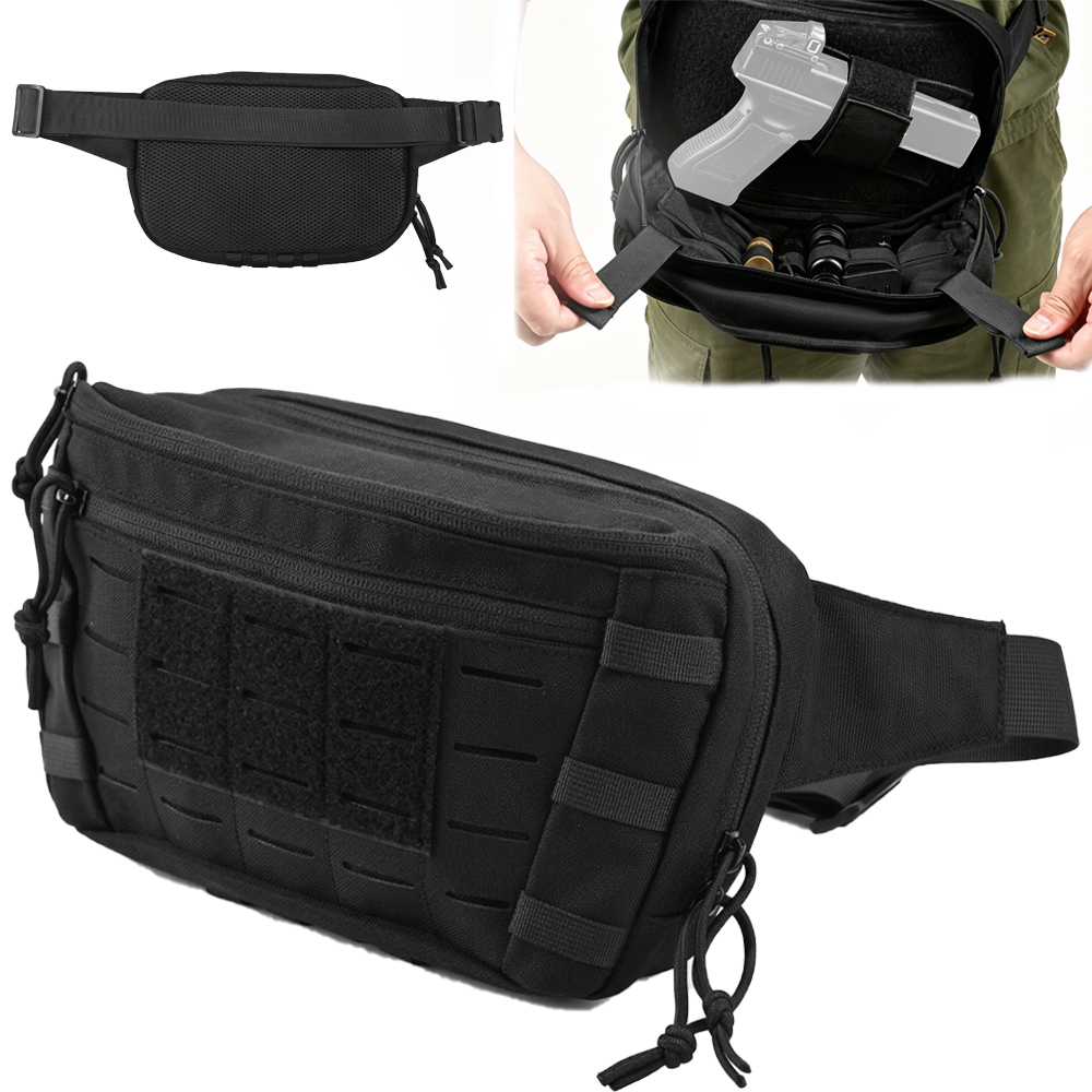 Edc Concealed Carry Fanny Pack - Riñonera Táctica para Pistola, Bolsa de