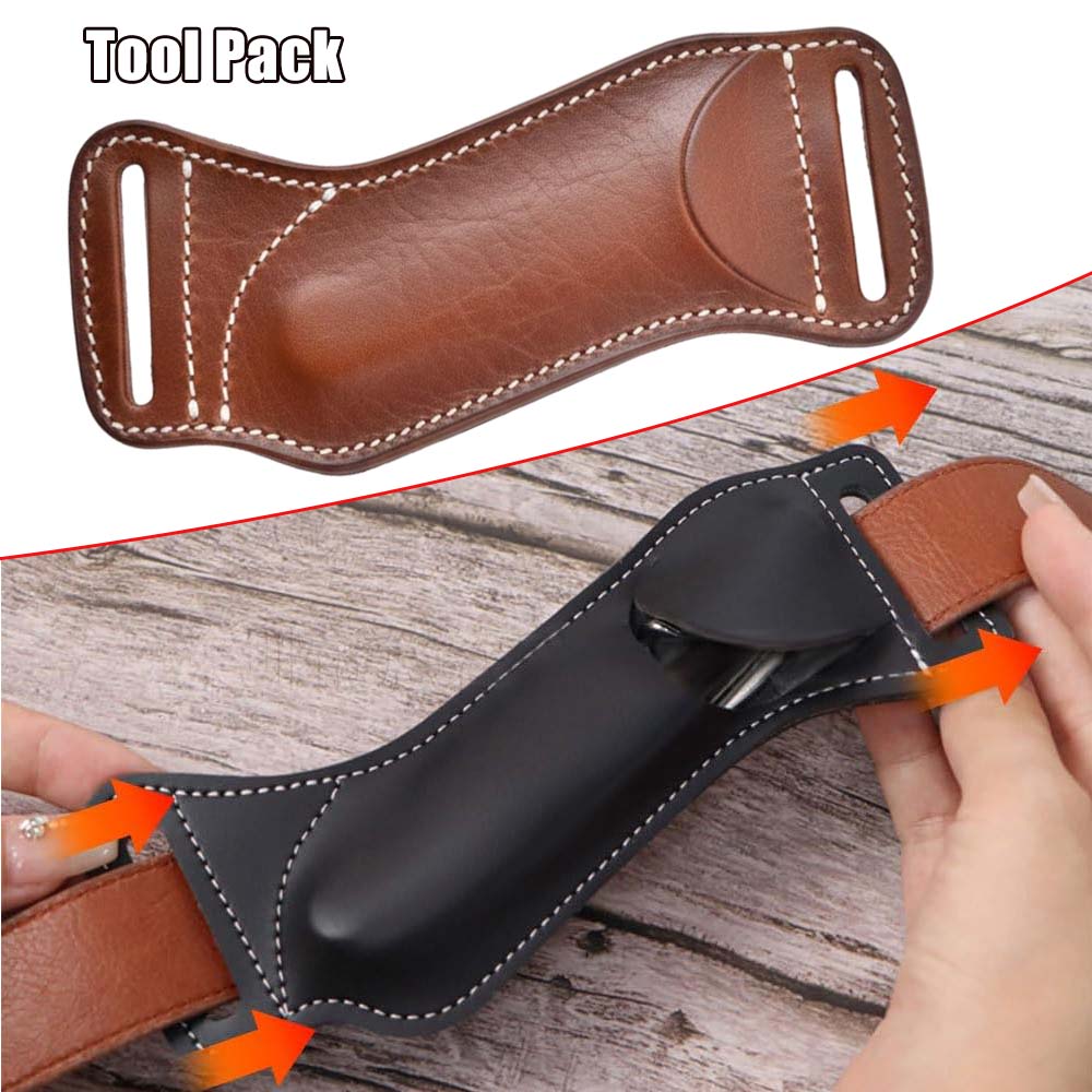 Edc Carry Belt Leather - Funda Táctica para Herramientas EDC, Funda
