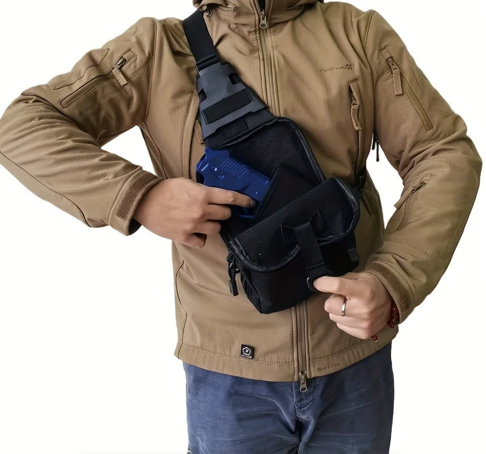 Bolso táctico tipo bandolera p - Edc Concealed Carry Fanny Pack reseña y precio