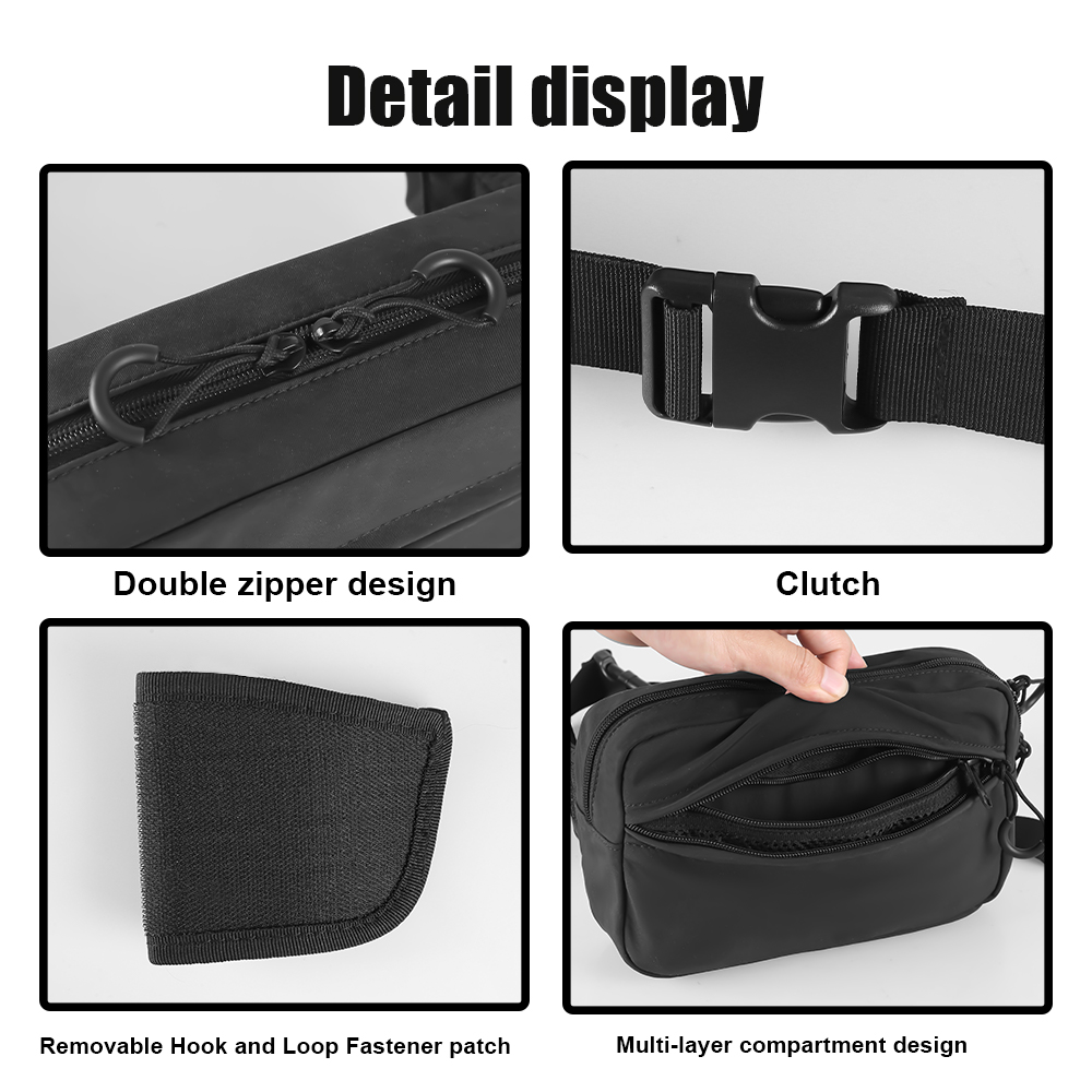 Riñonera táctica para pistola, - Edc Concealed Carry Fanny Pack reseña y precio