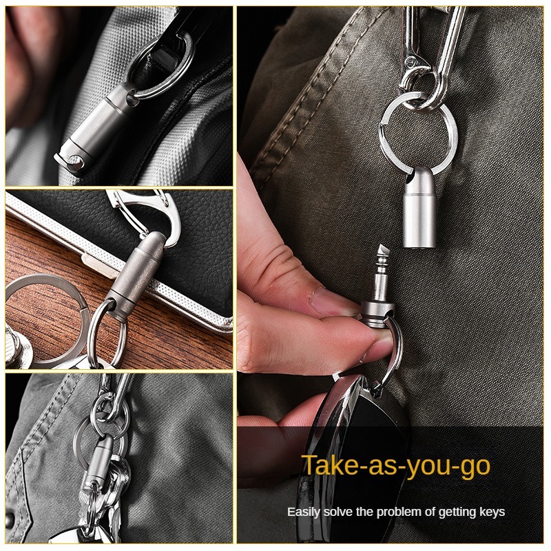 Llavero Giratorio de Titanio P - Edc Carry Pack reseña y precio