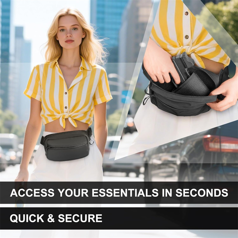 Bolsa de transporte oculta par - Edc Concealed Carry Fanny Pack reseña y precio