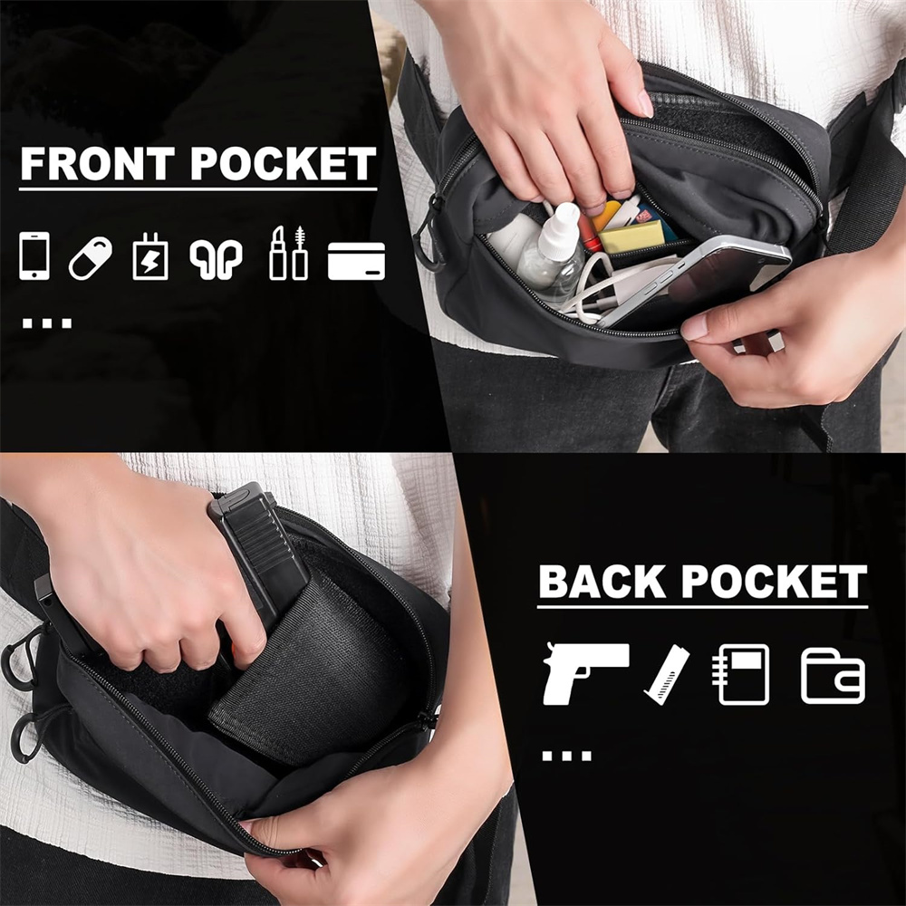 Bolsa de transporte oculta par - Edc Concealed Carry Fanny Pack reseña y precio