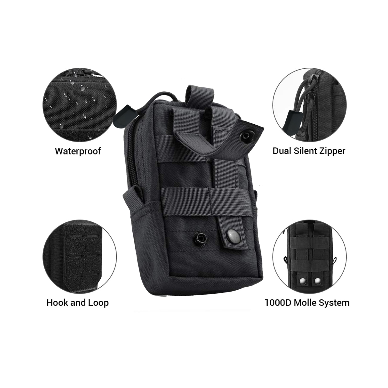 Bolsa táctica Molle, riñonera  - Edc Everyday Carry reseña y precio