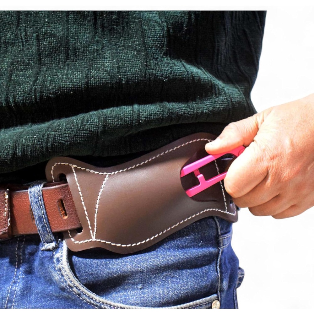 Funda para Cuchillo Plegable d - Edc Carry Belt Leather reseña y precio