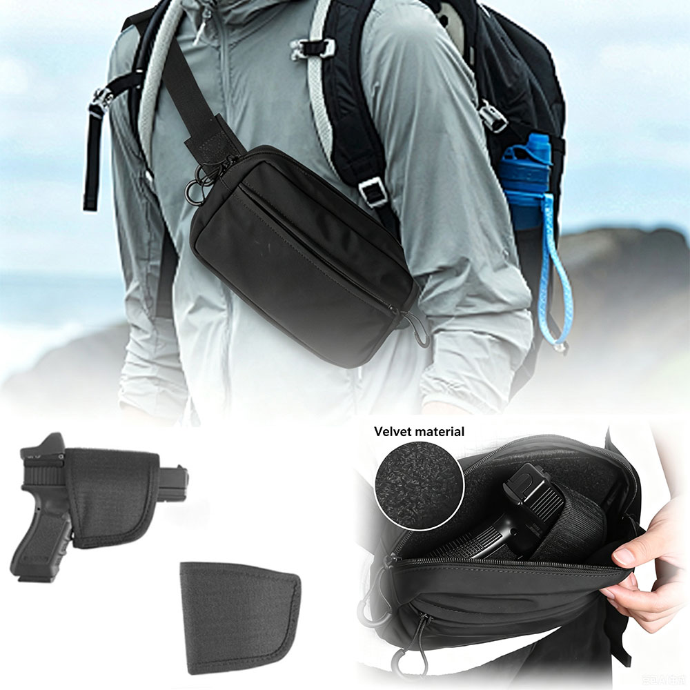 Riñonera táctica oculta con fu - Edc Concealed Carry Fanny Pack reseña y precio