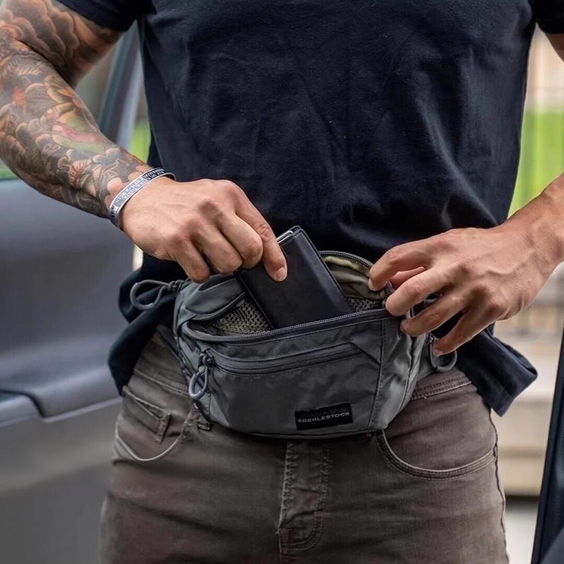 Riñonera para hombre con corre - Edc Concealed Carry Fanny Pack reseña y precio