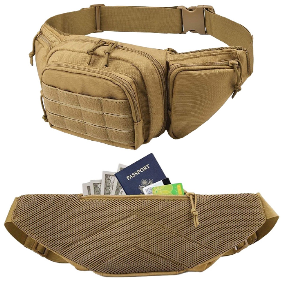 Riñonera Táctica MOLLE para Po - Edc Concealed Carry Fanny Pack reseña y precio