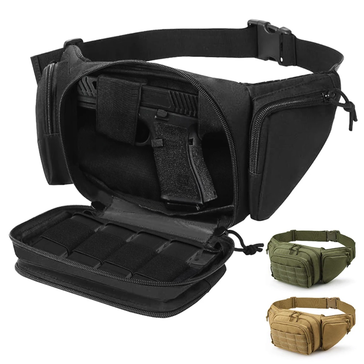 Riñonera Táctica MOLLE para Po - Edc Concealed Carry Fanny Pack reseña y precio