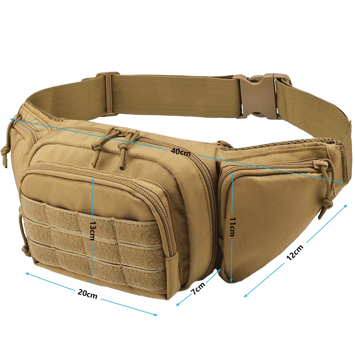 Riñonera Táctica MOLLE para Po - Edc Concealed Carry Fanny Pack reseña y precio