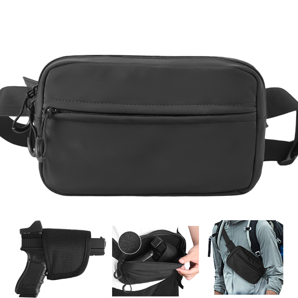 Riñonera táctica para pistola, - Edc Concealed Carry Fanny Pack reseña y precio