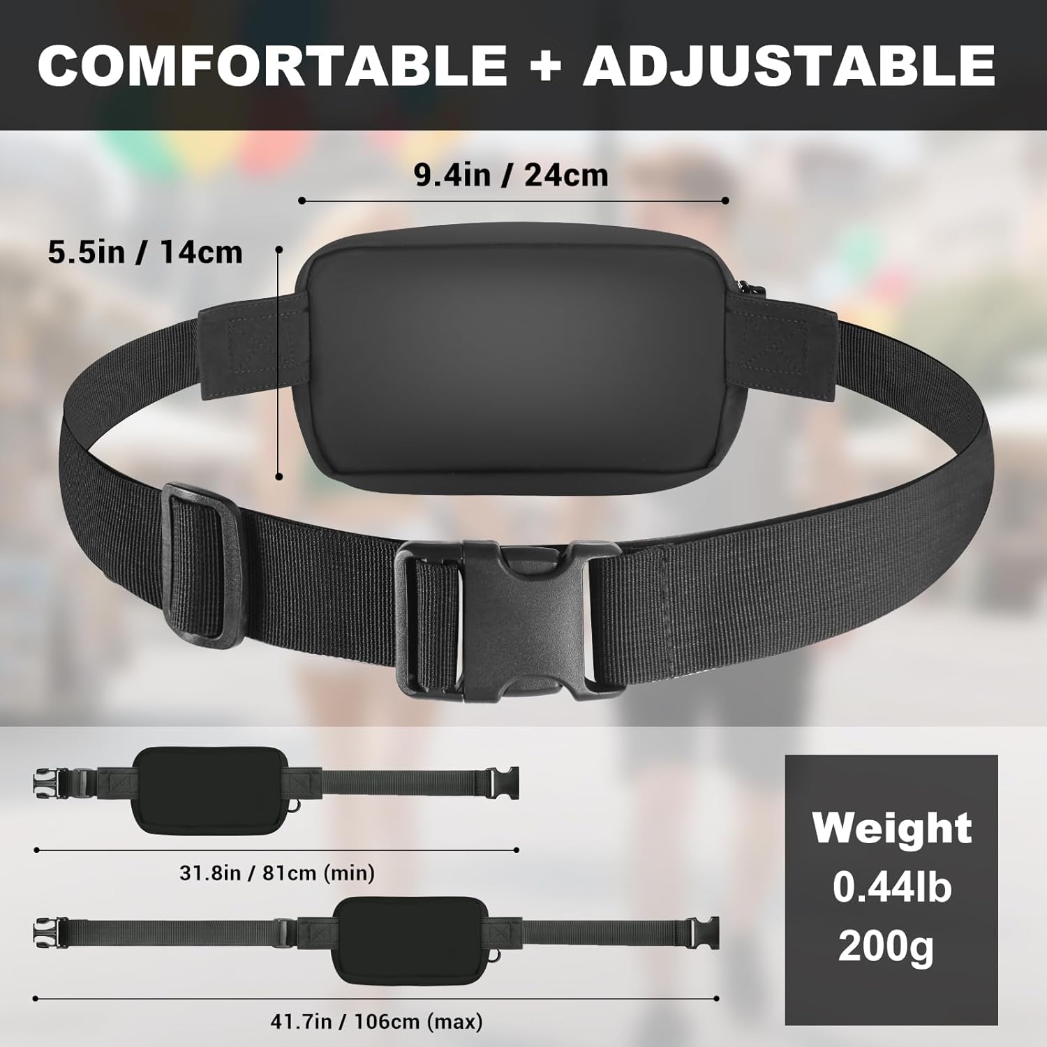 Riñonera táctica con funda, bo - Edc Concealed Carry Fanny Pack reseña y precio